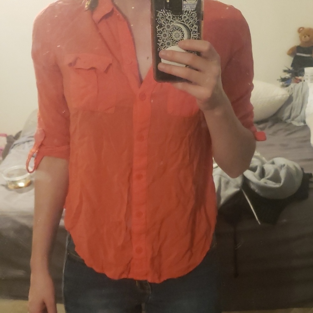 Pink blouse